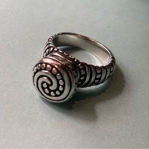 James Avery African Beaded Ring. Used, retired. Sterling silver. Size 7.